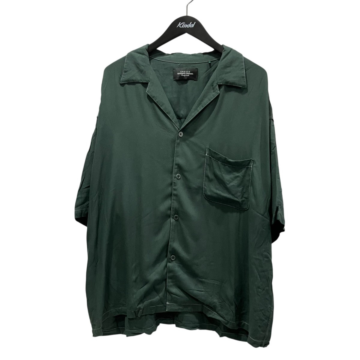 UNUSED Rayon Open Collar ShirtオープンカラーレーヨンシャツUS2013 古着・中古-1枚目のアイテム画像