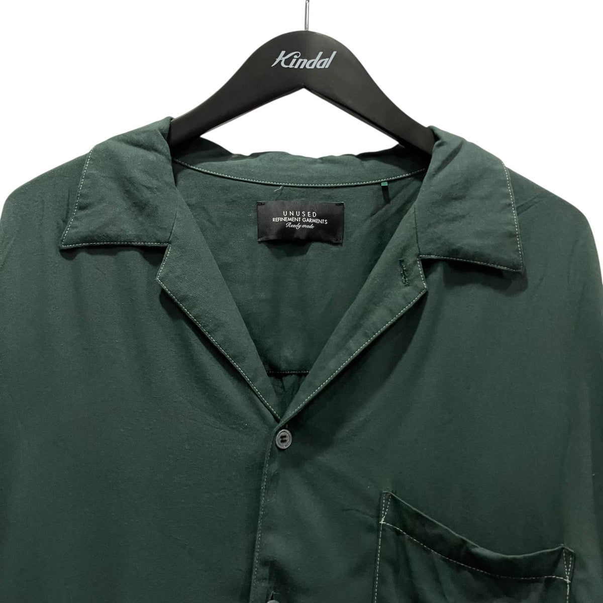 UNUSED Rayon Open Collar ShirtオープンカラーレーヨンシャツUS2013 古着・中古-3枚目のアイテム画像