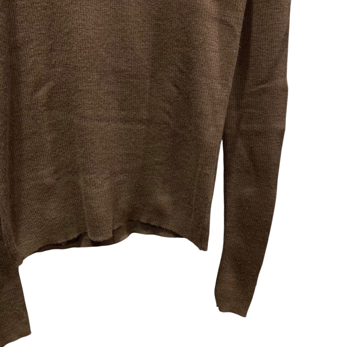 【ミューズ ドゥ ドゥーズィエムクラス】コットンリブニット MUSE de Deuxieme Classe(ミューズ デ ドゥーズィエムクラス