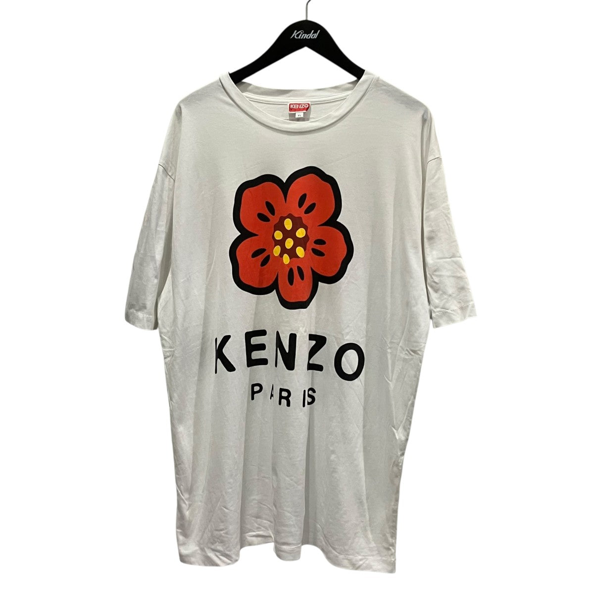 KENZO フラワープリントTシャツFC65TS4074SO 古着・中古-1枚目のアイテム画像