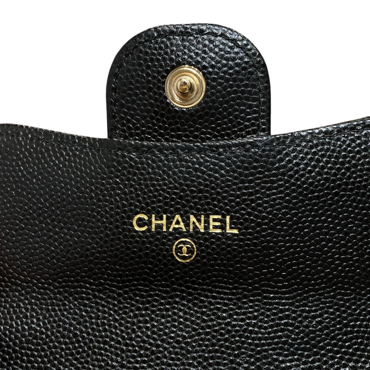 CHANEL(シャネル) キャビアスキンクラシックフラップカードケース
