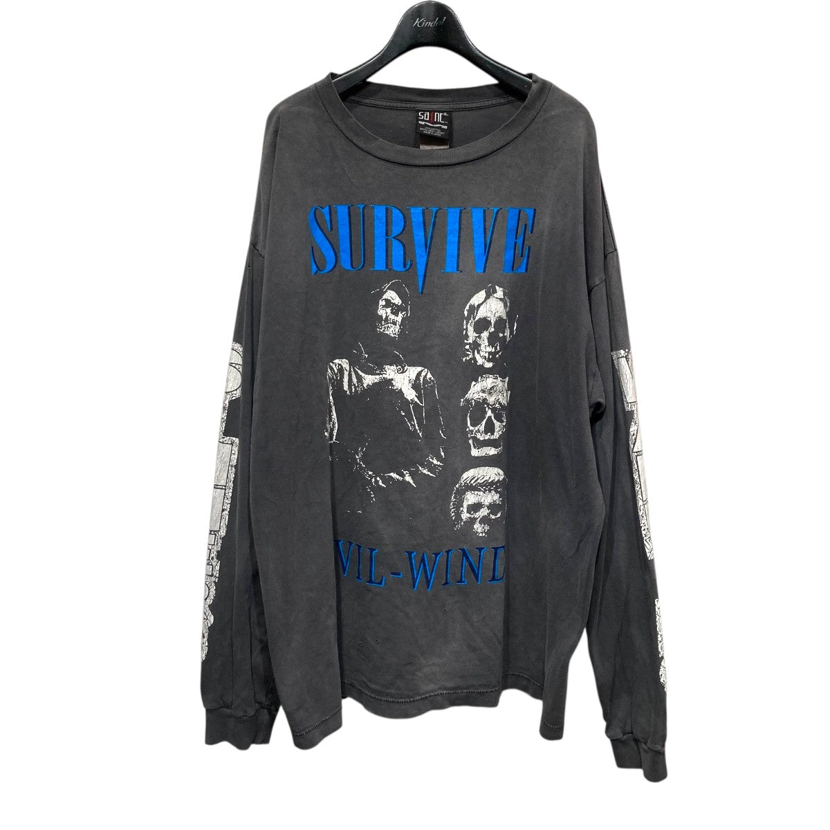 SAINT MICHAEL セントマイケル ダメージ加工 デニムシャツ SAINT M×××××× - SM-A23-0000-015 / DENIM SHIRT / デニムシャツ