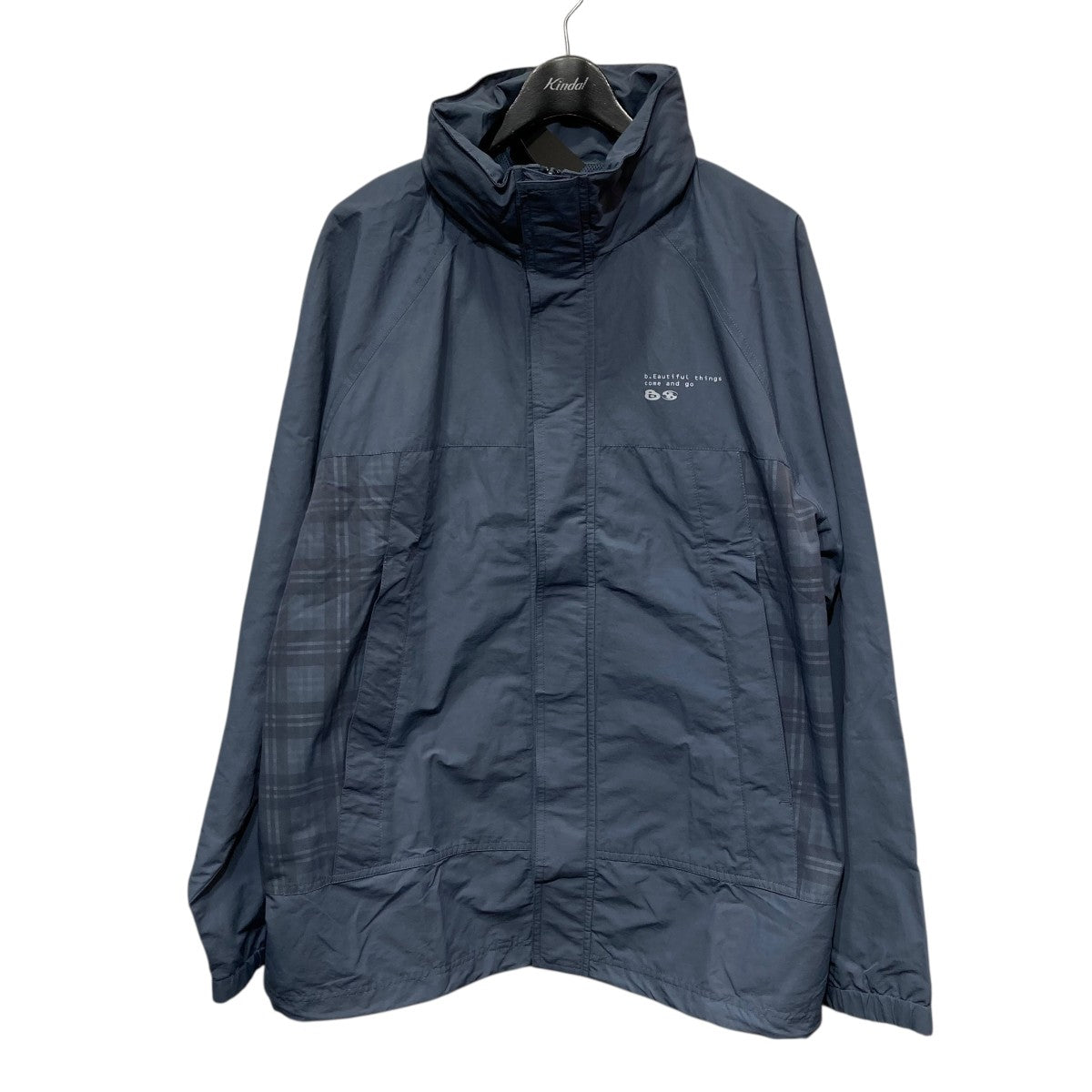 SAN SAN GEAR×b．E ナイロンジャケットSG2502OTJK81 CHECK JACKET 古着・中古-1枚目のアイテム画像
