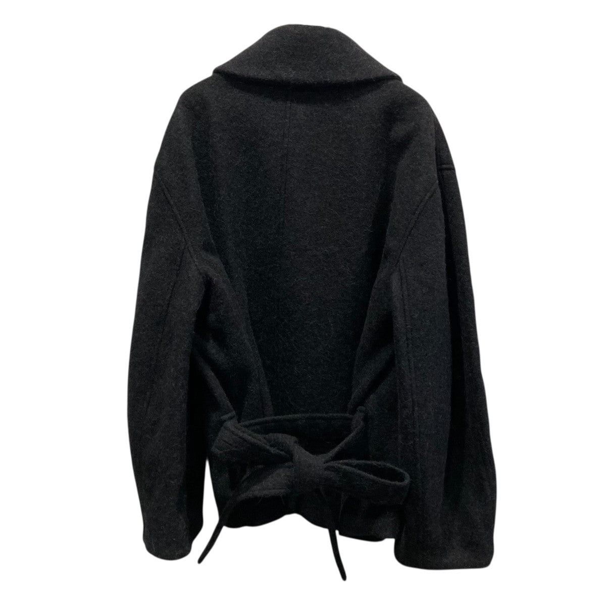 Short asymmetrical bathrobe coatショートアシンメトリーバスローブコート