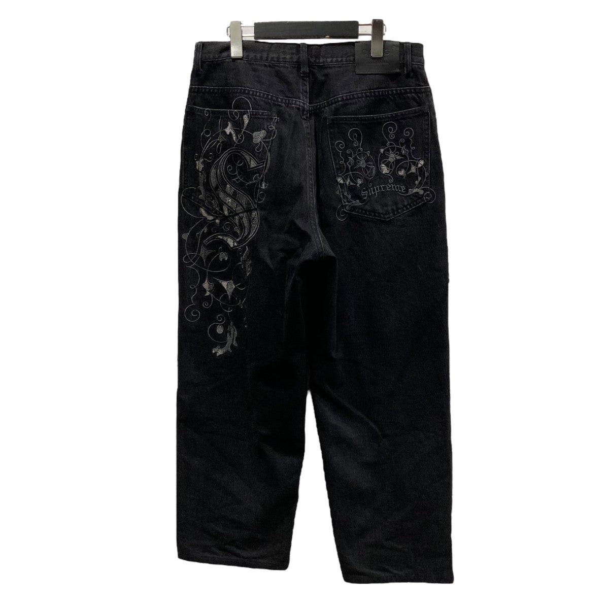 23SSBaggy Jeanエンブロイダリーデニムパンツ