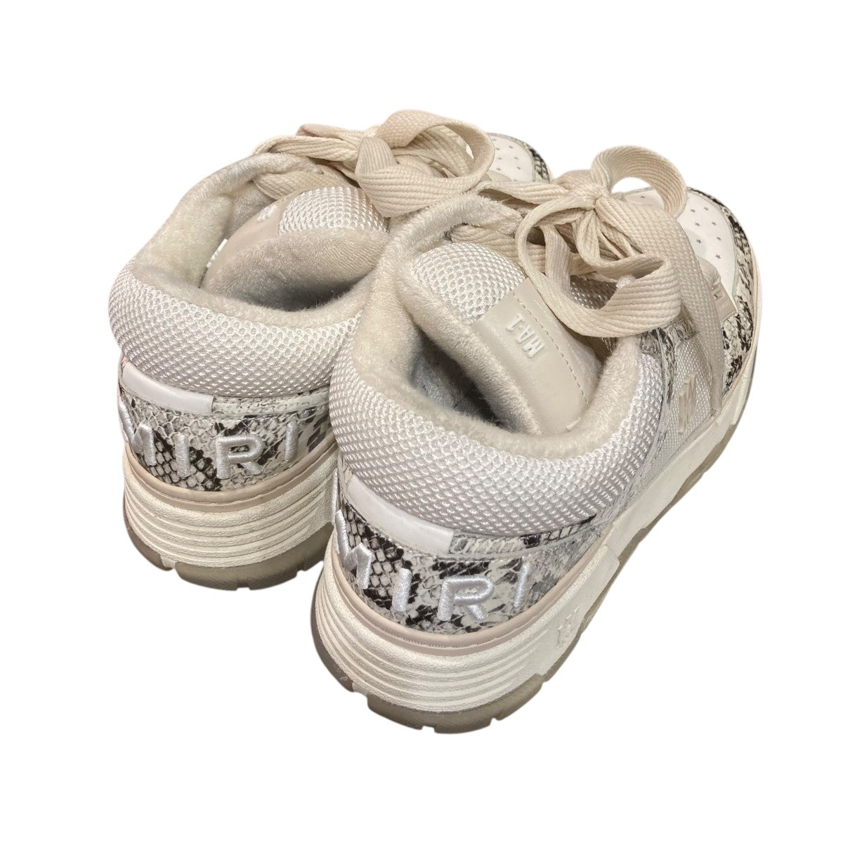 AMIRI(アミリ) MA-1パイソンスニーカー ベージュ サイズ 28cm｜【公式