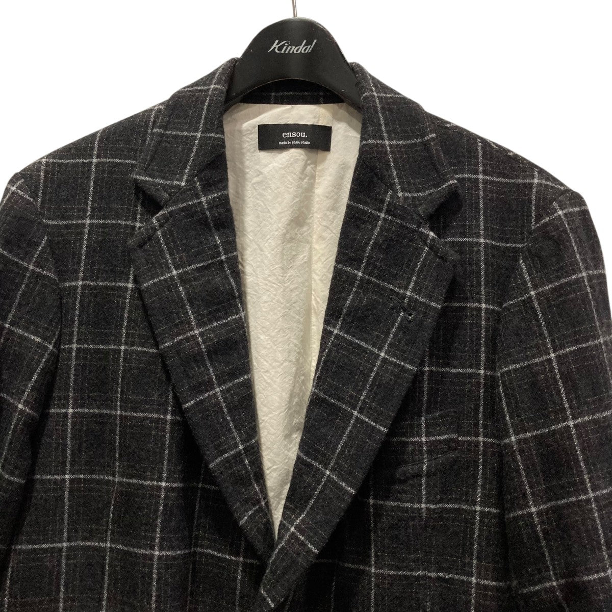 ensou. エンソウDoni's Jacket L Olive Check ensou. エンソウDoni's Jacket L Olive Check ensou.