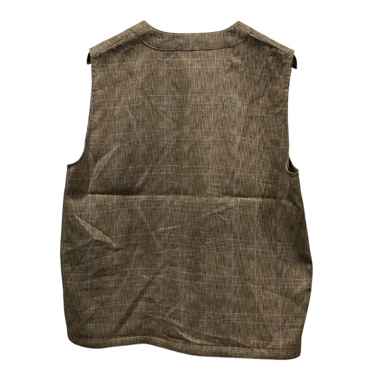 M’S BRAQUE ASYMMETRY VESTチェックベスト241601 古着・中古-2枚目のアイテム画像