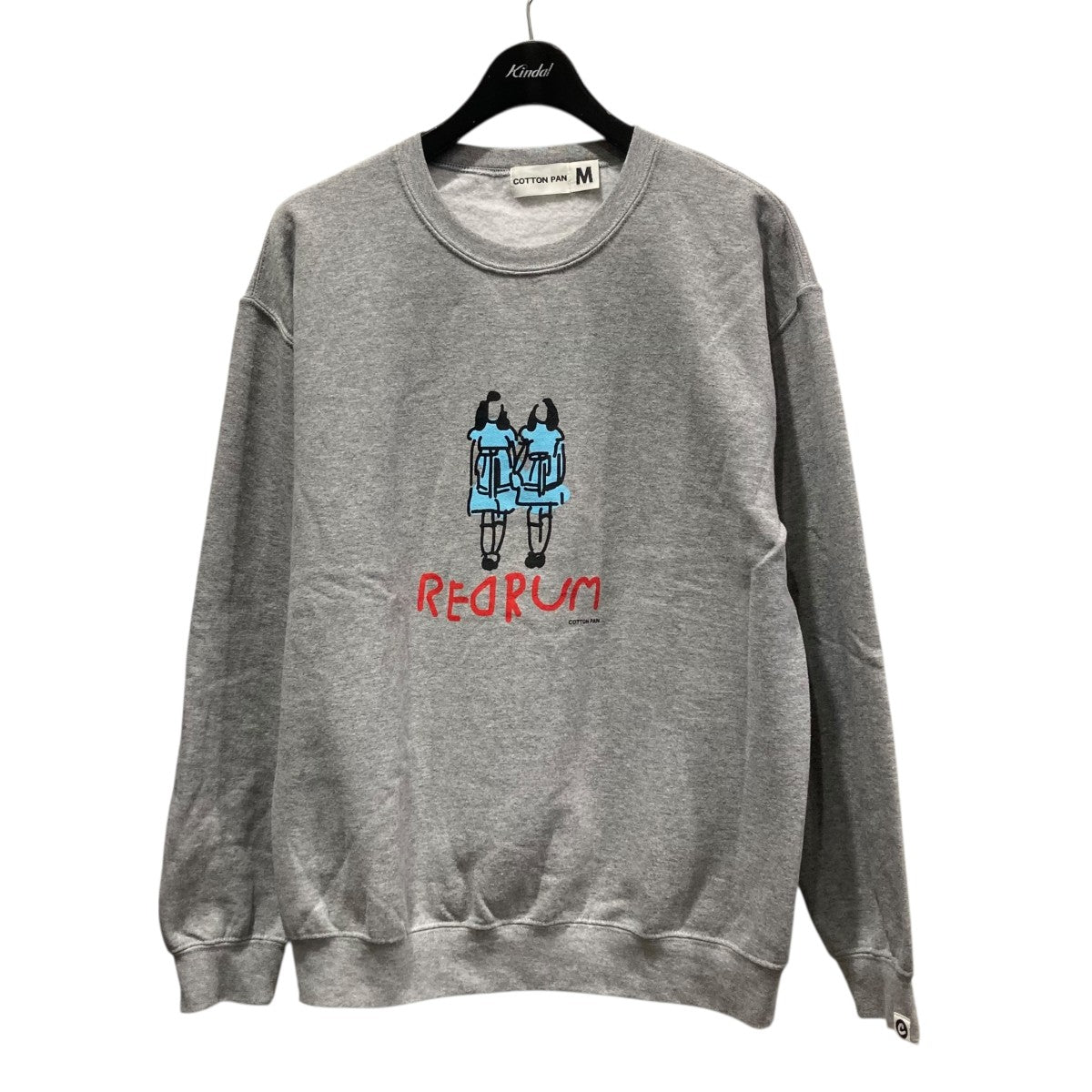 Lapel EXCLUSIVE CREW NECK SWEATシャイニングプリントスウェット