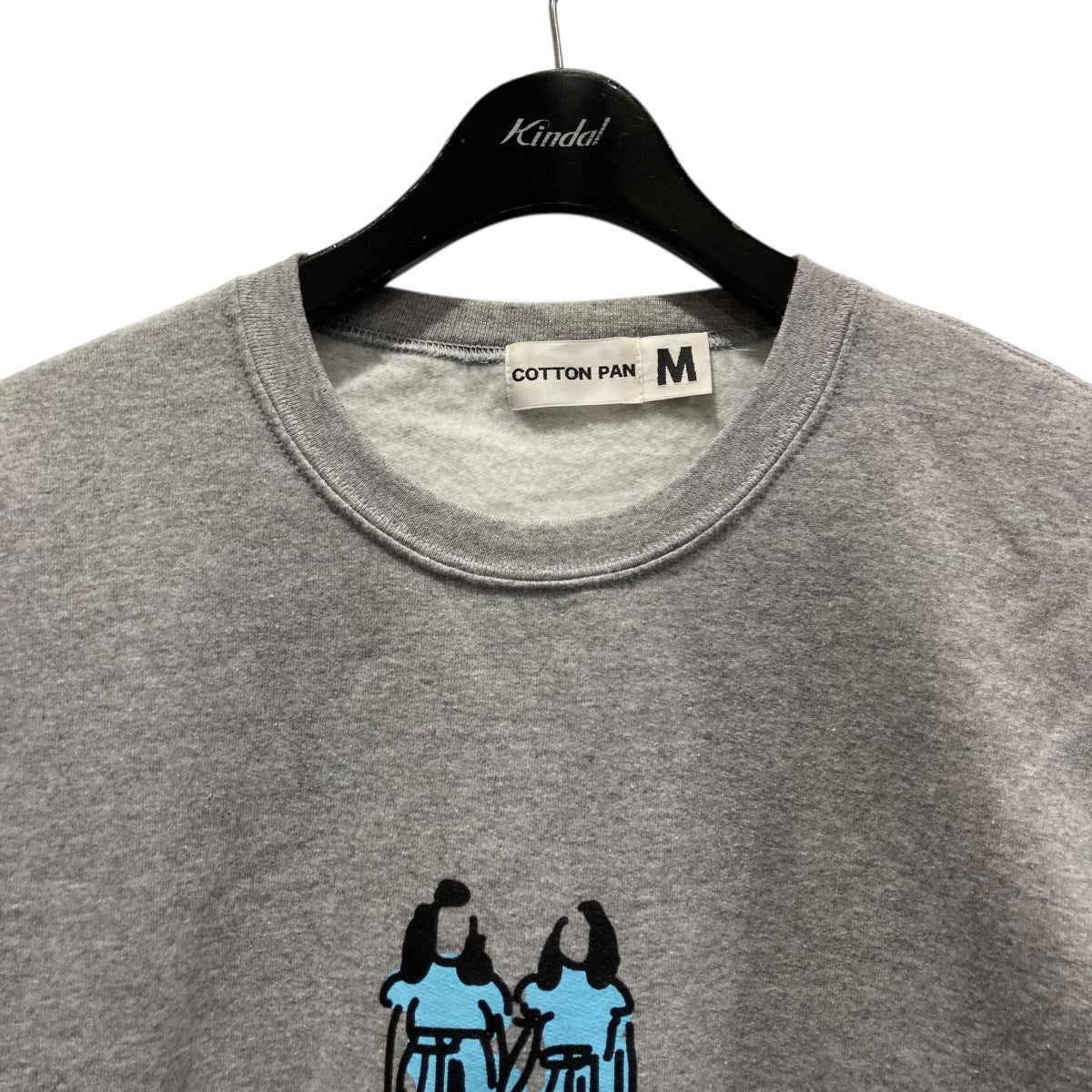 Lapel EXCLUSIVE CREW NECK SWEATシャイニングプリントスウェット