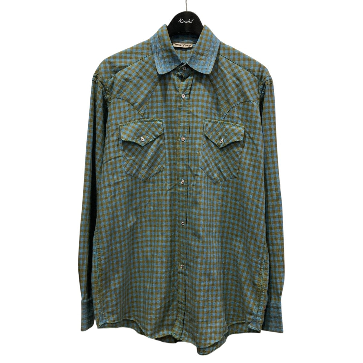 25AWGUPTA WESTERNチェックシャツMT5303-0605