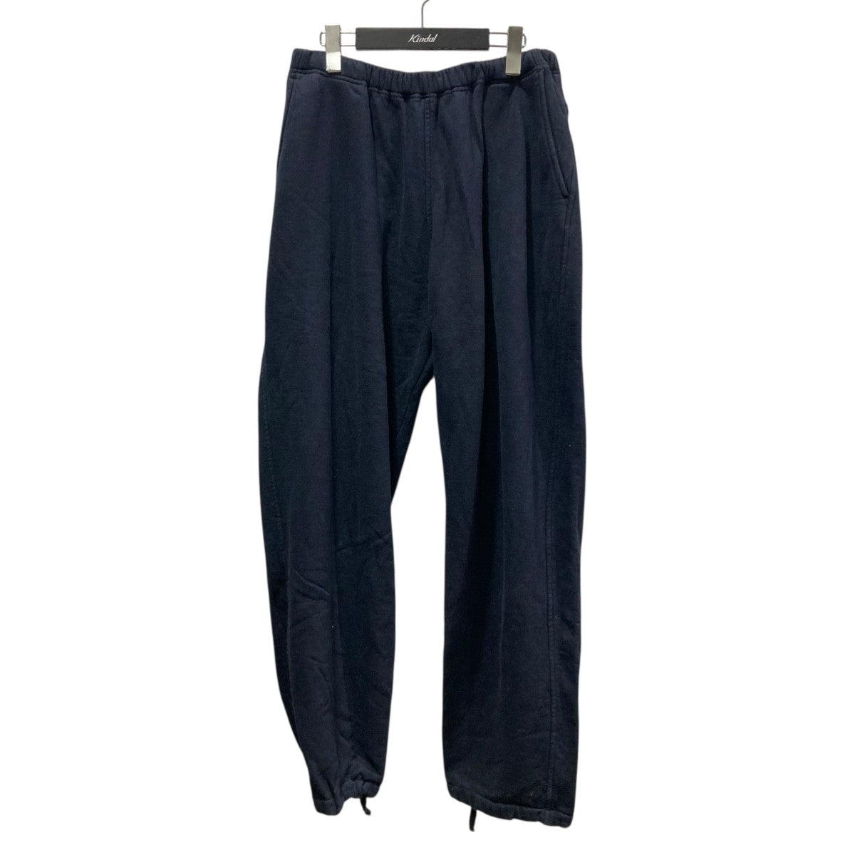 23SS comoli コットン吊裏毛パンツ ネイビーサイズ2 スウェットパンツ