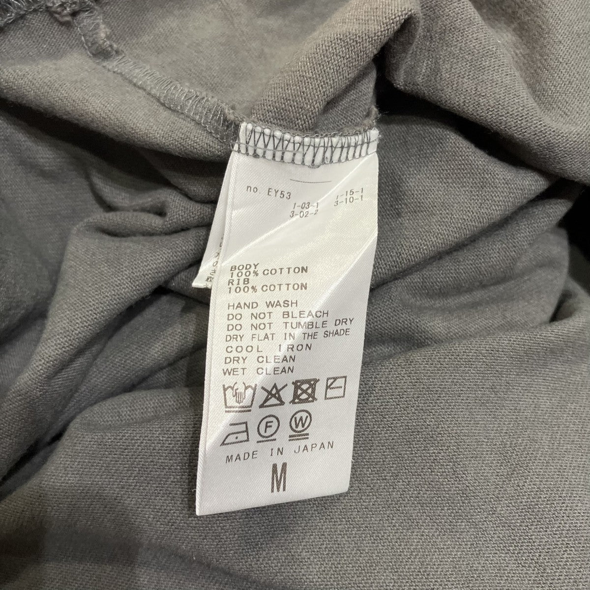 WISM 25SSWISM BASIC TEEクルーネックTシャツ25071596190010 古着・中古-4枚目のアイテム画像