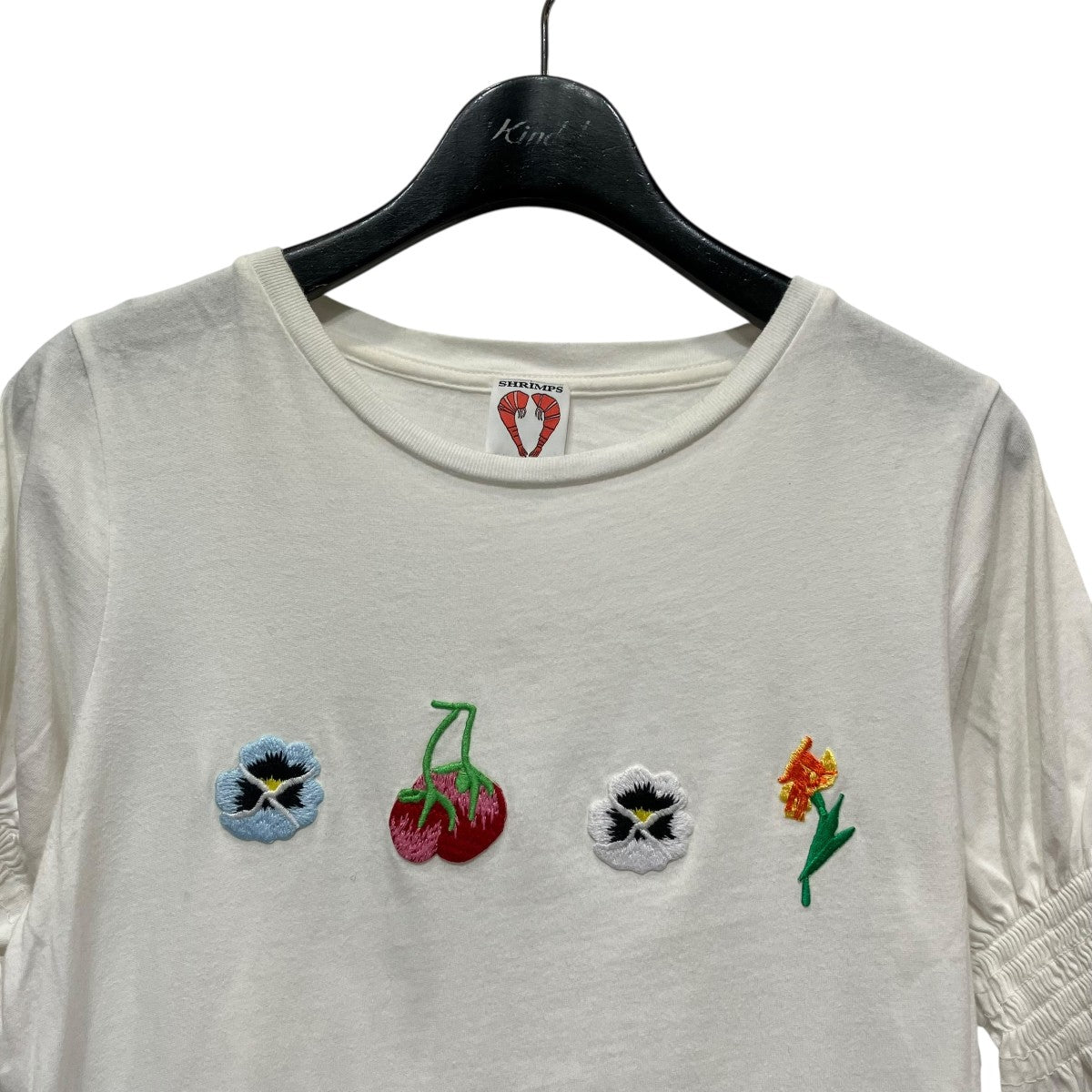 SHRIMPS 刺繍Tシャツ 古着・中古-3枚目のアイテム画像