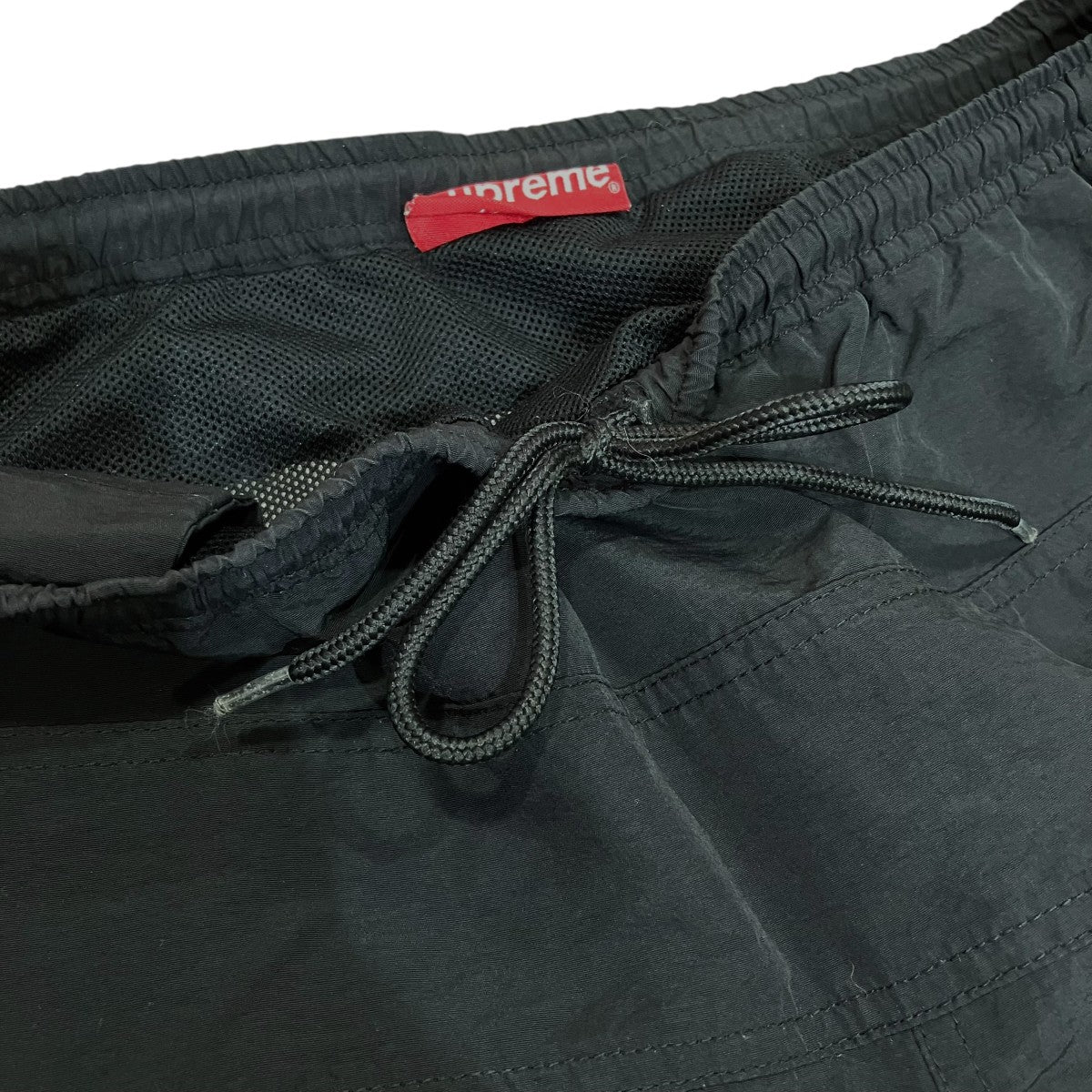 Split Logo Water Shortバックロゴナイロンハーフパンツ