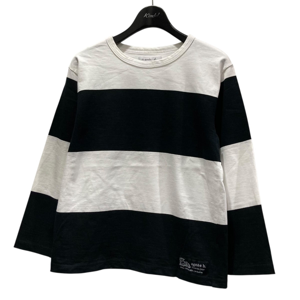 agnes b ボーダーTシャツEBP3J206 古着・中古-1枚目のアイテム画像