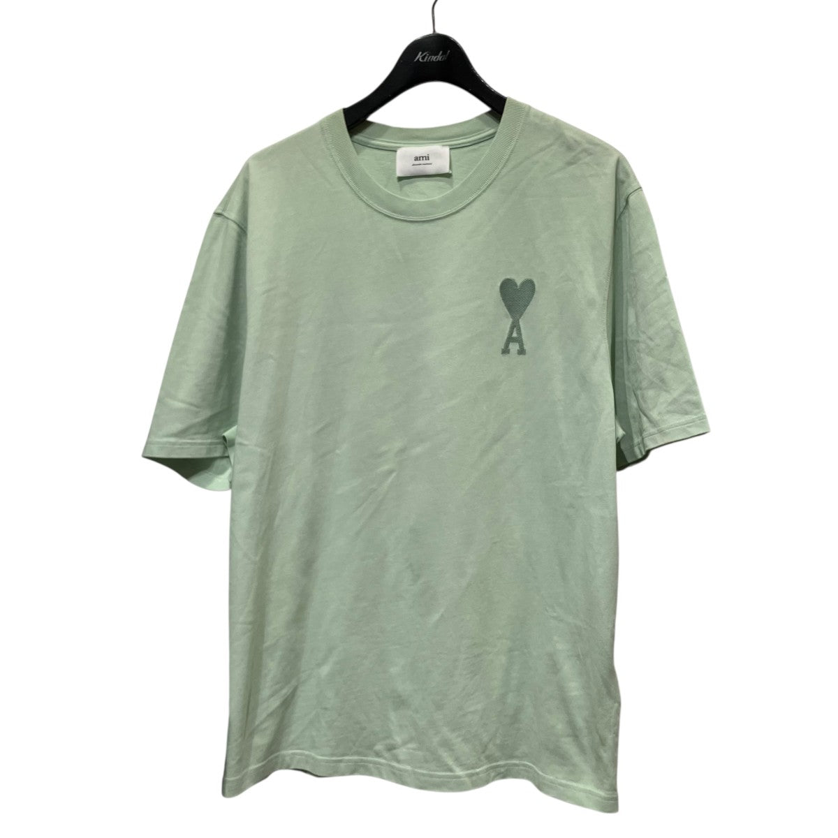 AMI Alexandre Mattiussi ハートロゴ刺繍TシャツE22UTS002 古着・中古-1枚目のアイテム画像