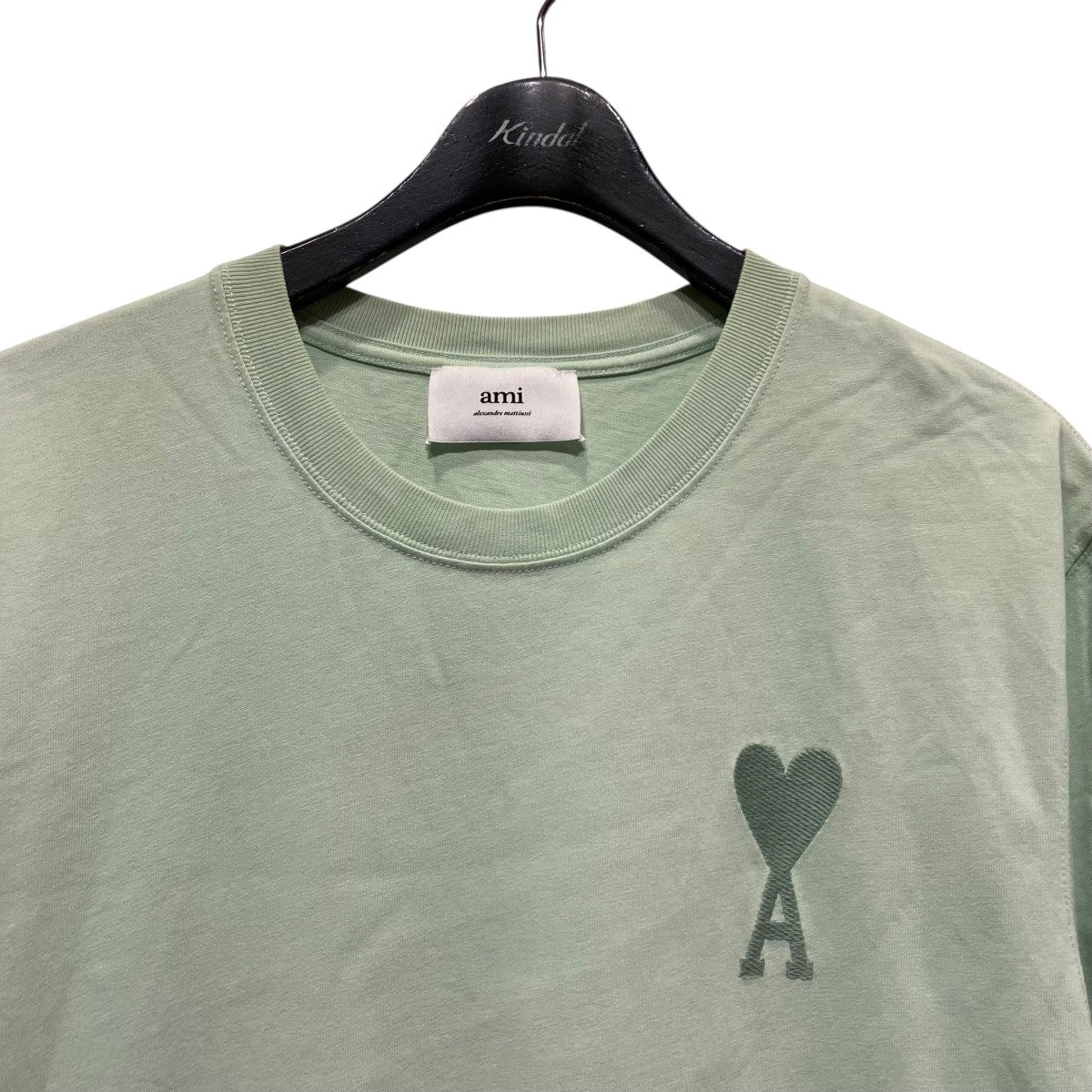 AMI Alexandre Mattiussi ハートロゴ刺繍TシャツE22UTS002 古着・中古-3枚目のアイテム画像
