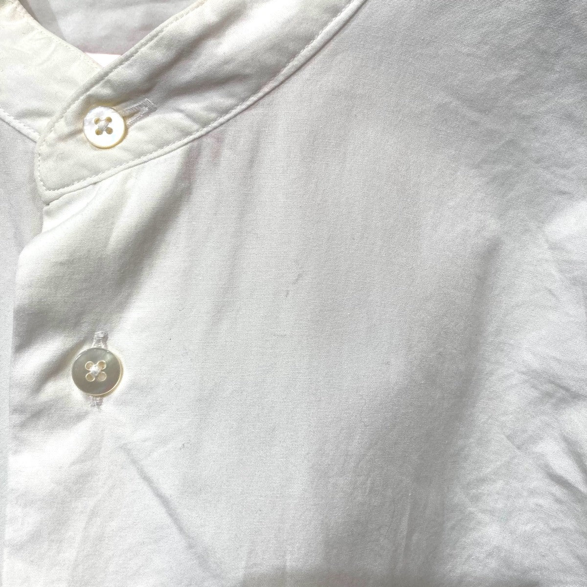 5525gallery バンドカラーシャツ5525-GSH-21101-MM1-BY 古着・中古-4枚目のアイテム画像