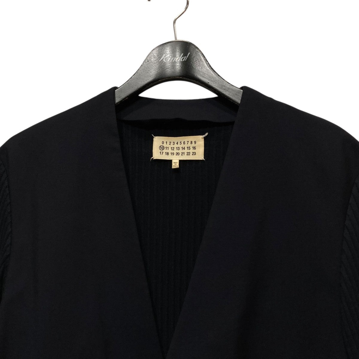 Maison Margiela リブニット切替ノーカーラージャケットS30BN0472 古着・中古-3枚目のアイテム画像