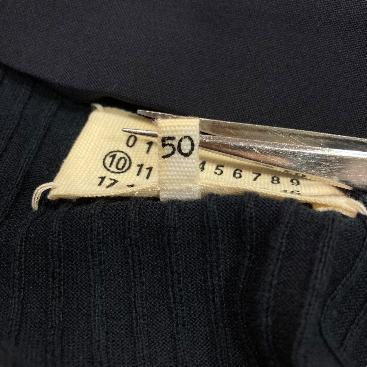 Maison Margiela リブニット切替ノーカーラージャケットS30BN0472 古着・中古-5枚目のアイテム画像