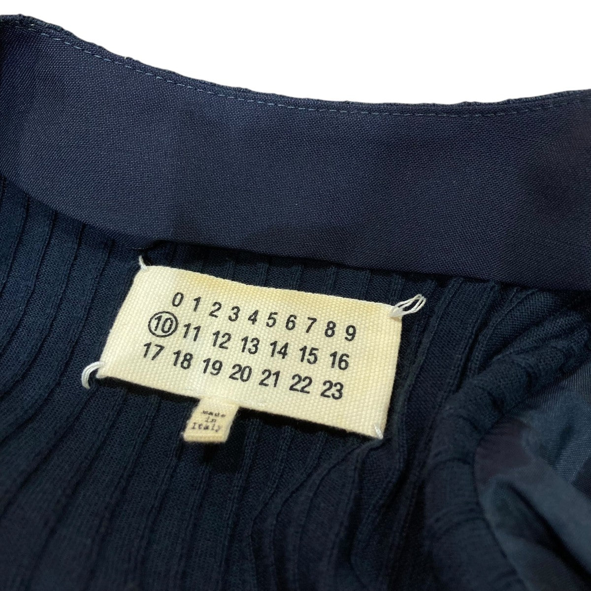 Maison Margiela リブニット切替ノーカーラージャケットS30BN0472 古着・中古-7枚目のアイテム画像