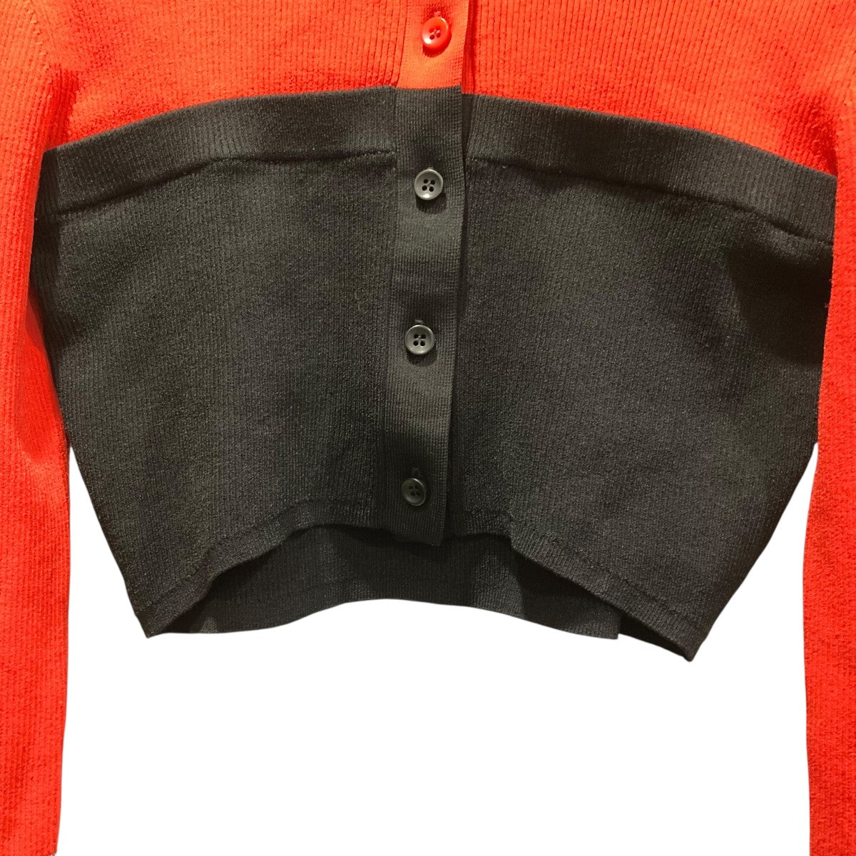 OMMO(オーエムエムオー) BUSTIER DOCKING KT CDカーディガン