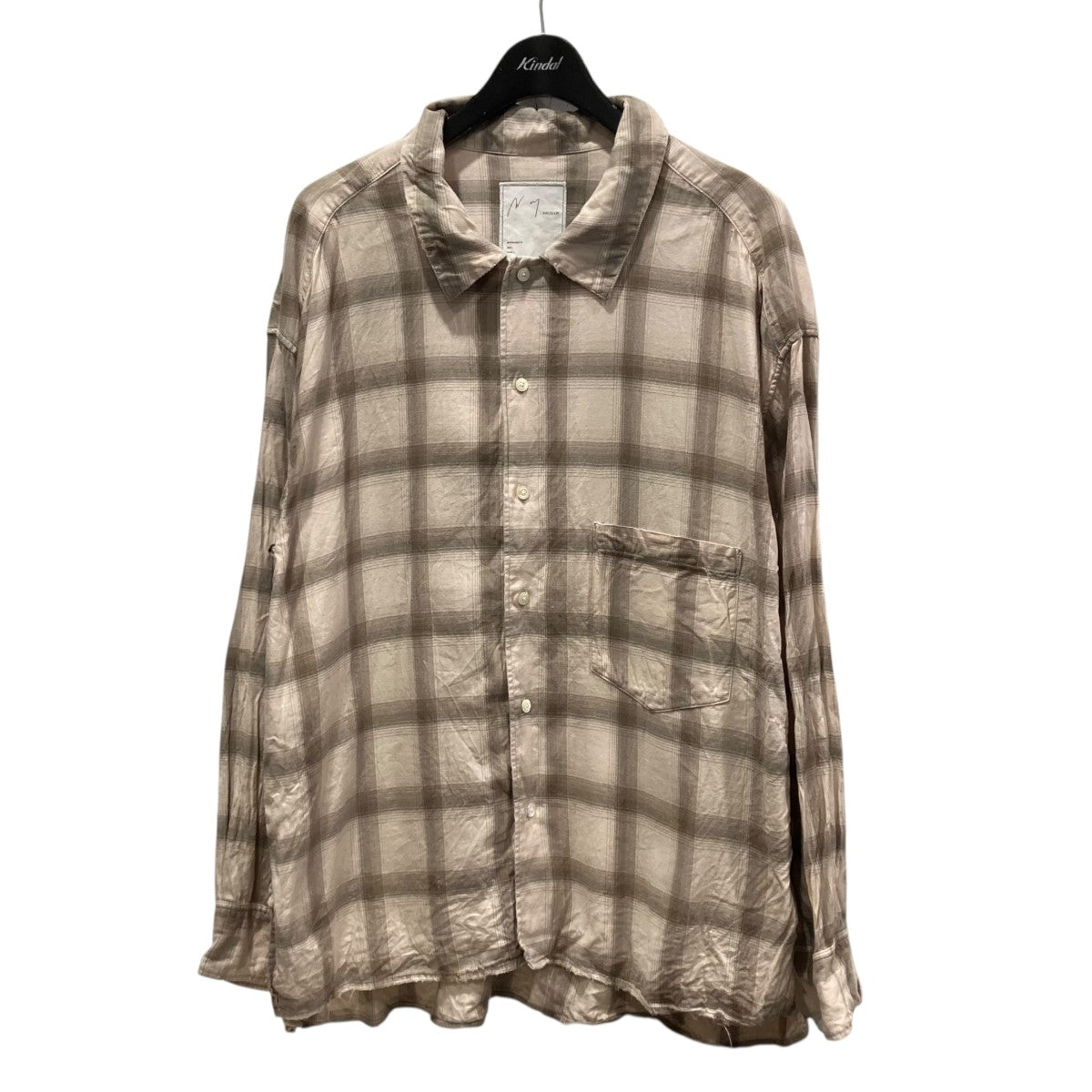 ANCELLM アンセルム OMBRECHECK SHIRT オンブレ シャツ ANCELLM(アンセルム) 24AWOMBRECHECK SHIRTオンブレチェックシャツ