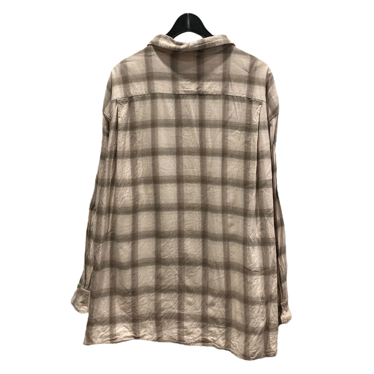 アンセルム　オンブレチェックシャツ　完売品 ANCELLM(アンセルム) 24AWOMBRECHECK SHIRTオンブレチェックシャツ