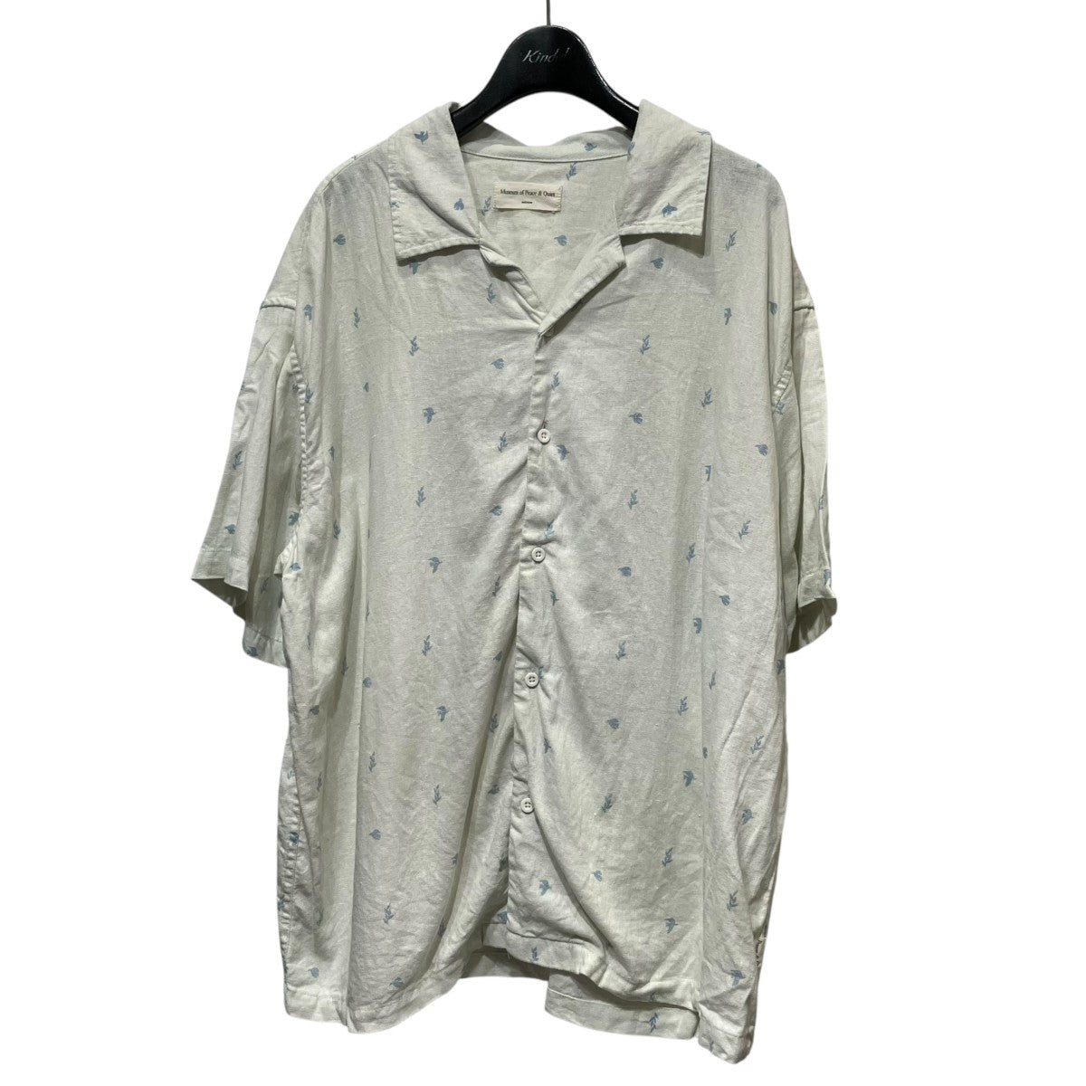 25AWDoves Linen Button-Upリネンコットン半袖シャツ
