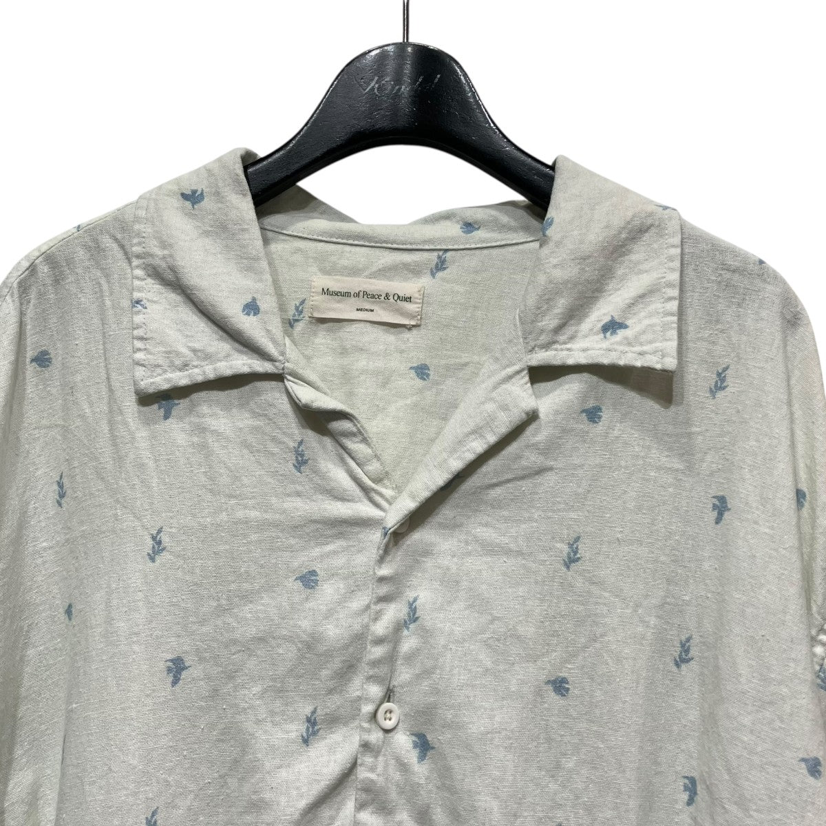 25AWDoves Linen Button-Upリネンコットン半袖シャツ