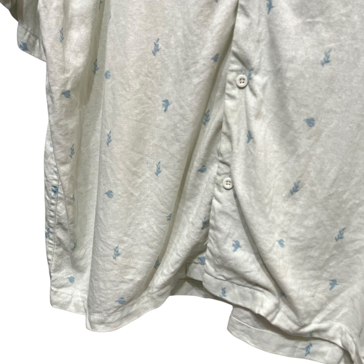 25AWDoves Linen Button-Upリネンコットン半袖シャツ