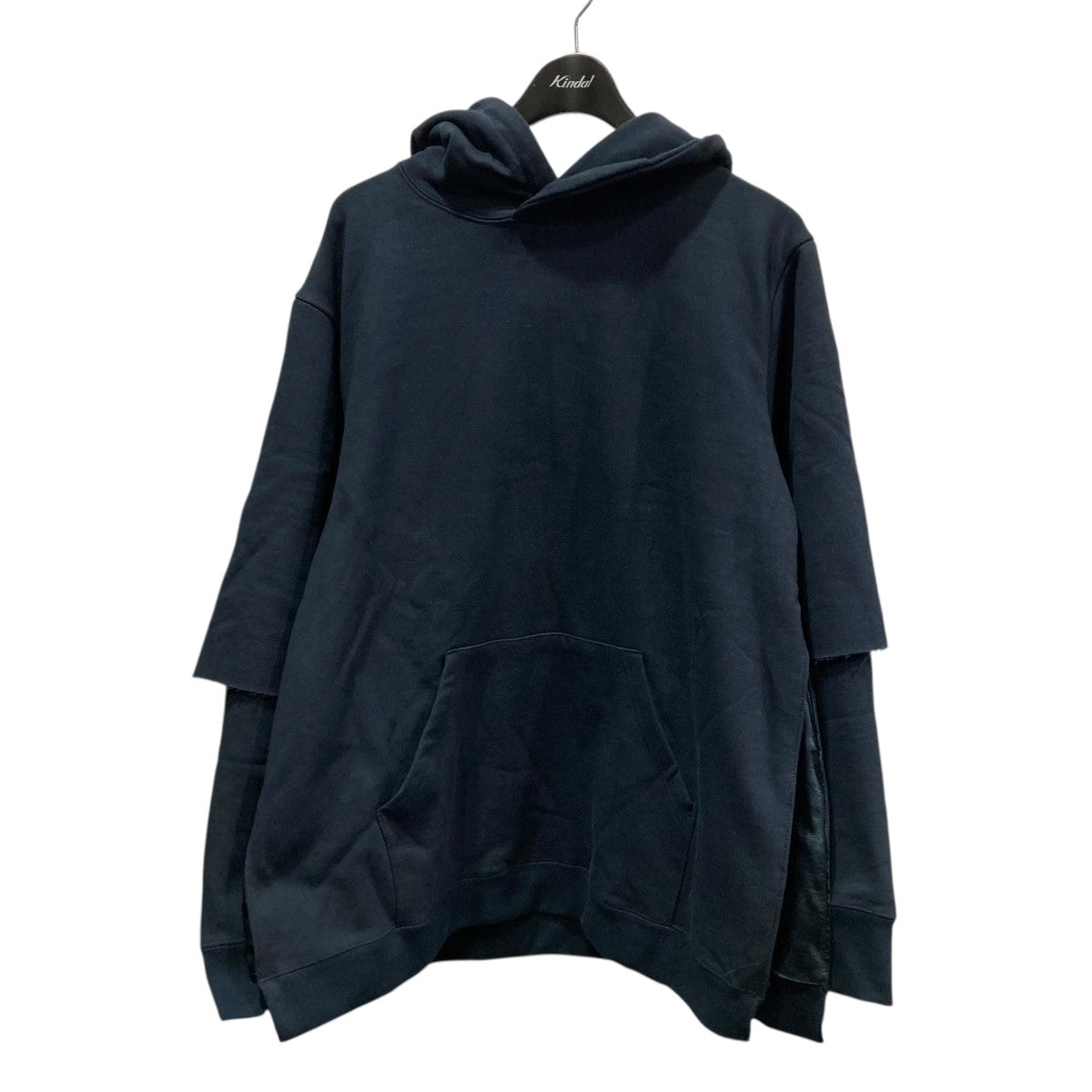 FRENCH TERRY Layered Hoodieレイヤードプルオーバーパーカー14CS032721