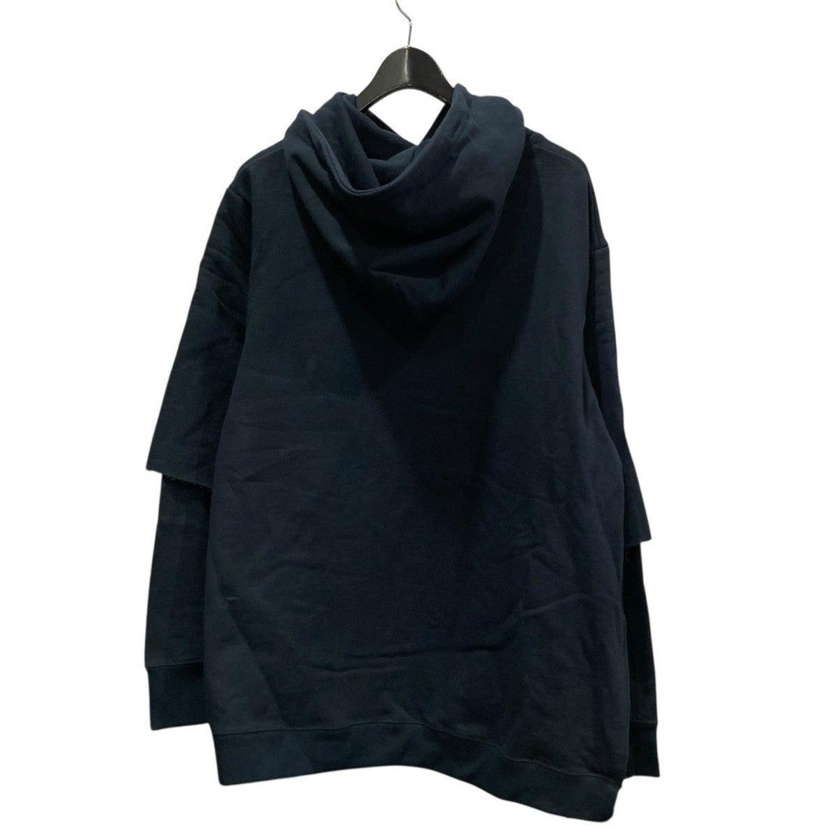 FRENCH TERRY Layered Hoodieレイヤードプルオーバーパーカー14CS032721