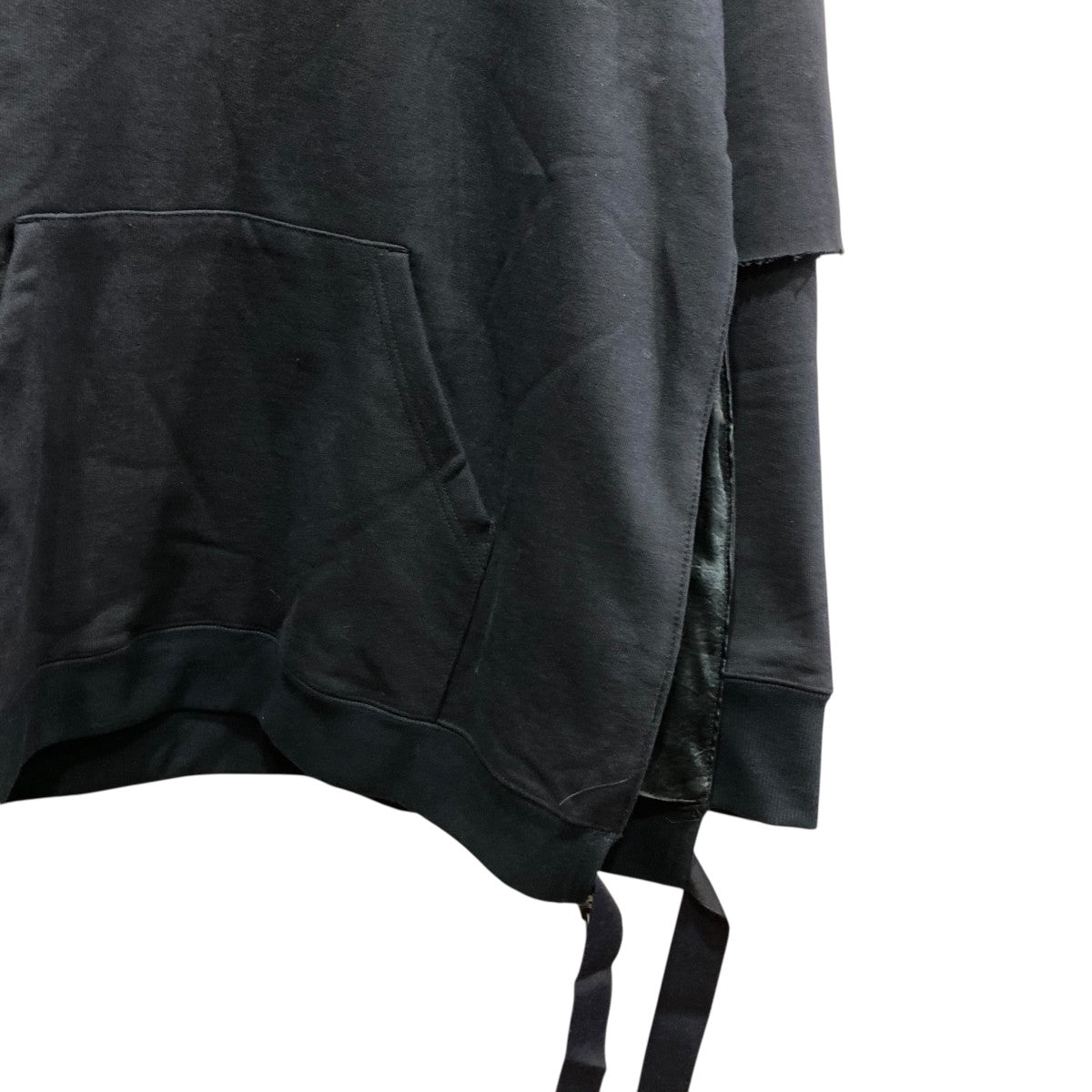 FRENCH TERRY Layered Hoodieレイヤードプルオーバーパーカー14CS032721