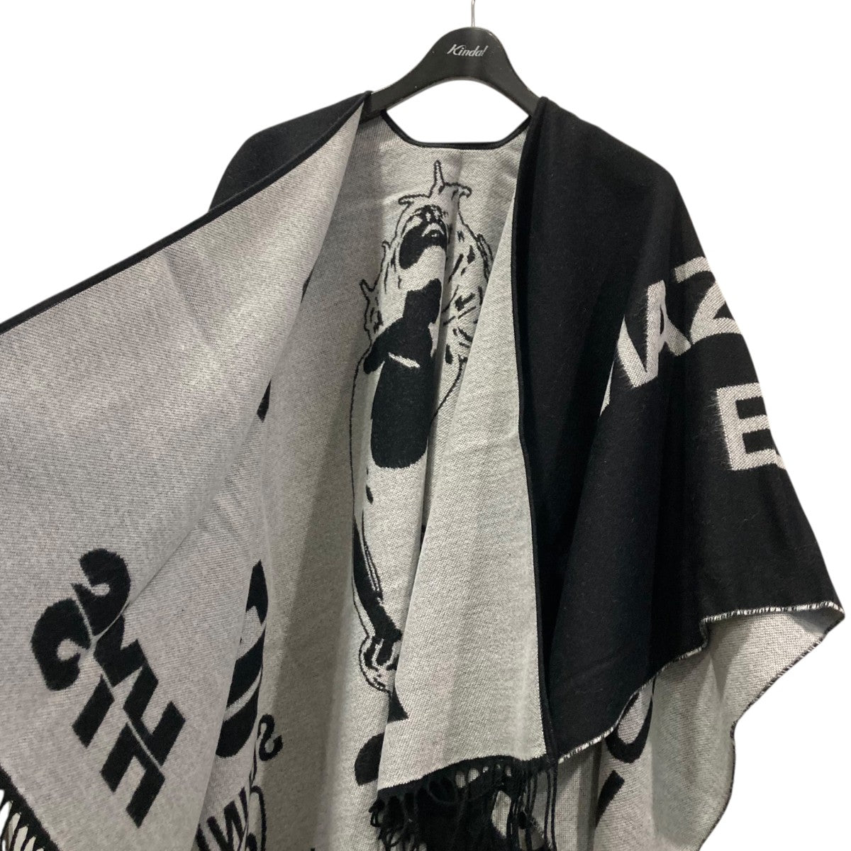 ★ヒステリックグラマー★ポンチョ Hysteric Glamour(ヒステリックグラマー) ポンチョ ブラック サイズ