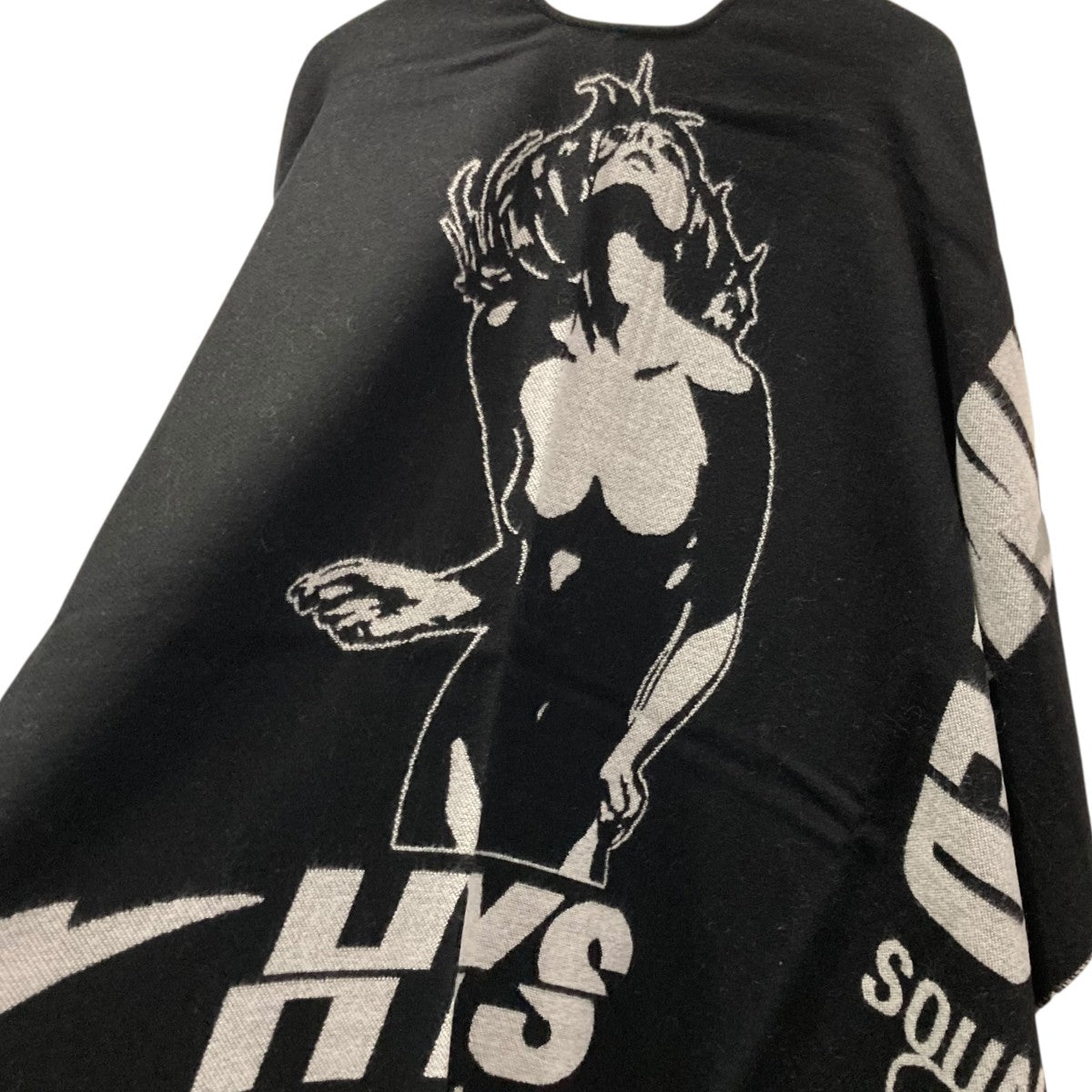 Hysteric Glamour(ヒステリックグラマー) ポンチョ ブラック サイズ
