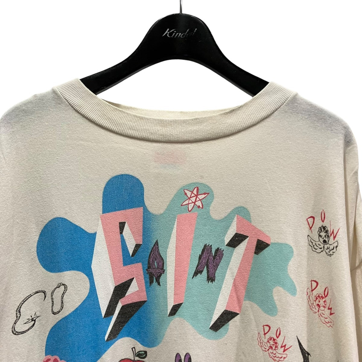 SAINT MICHAEL 25SSSAINT MX SS TEE WHITE半袖TシャツSM-HR8-0000-023 古着・中古-3枚目のアイテム画像