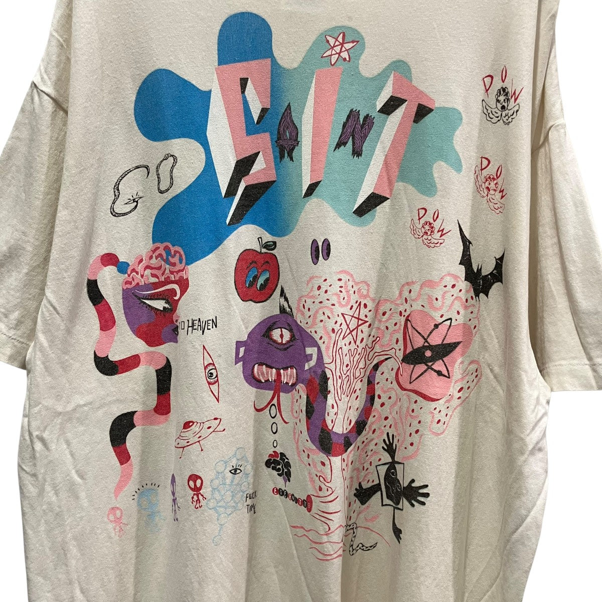 SAINT MICHAEL 25SSSAINT MX SS TEE WHITE半袖TシャツSM-HR8-0000-023 古着・中古-4枚目のアイテム画像