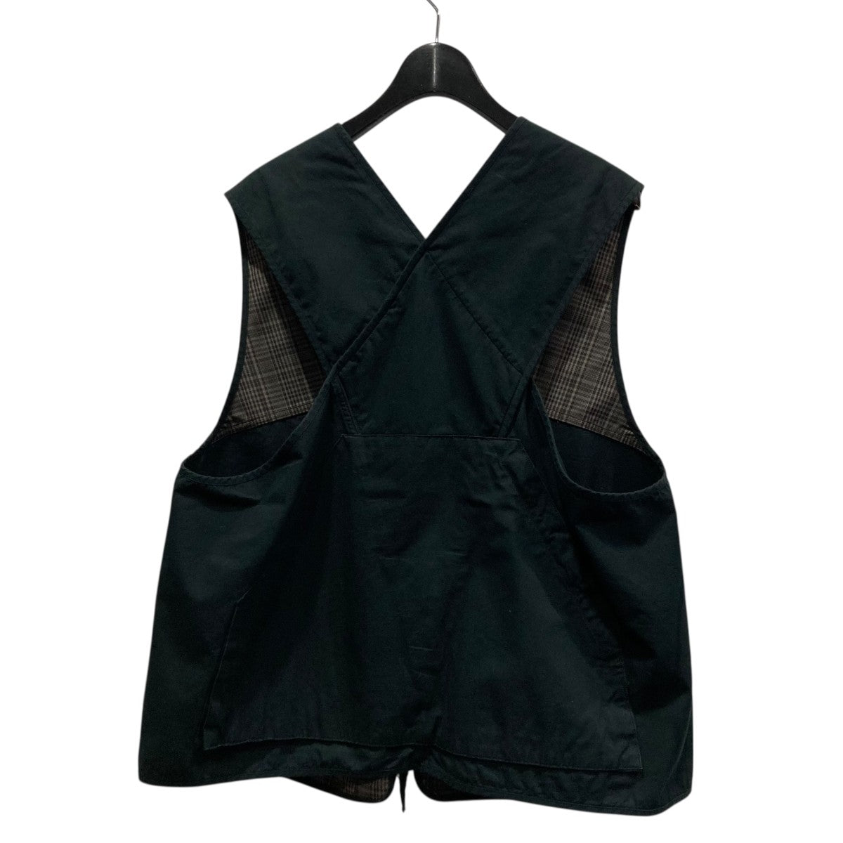 PATINA NEP CLOTH FILED VESTジップベスト221OJ-VT02