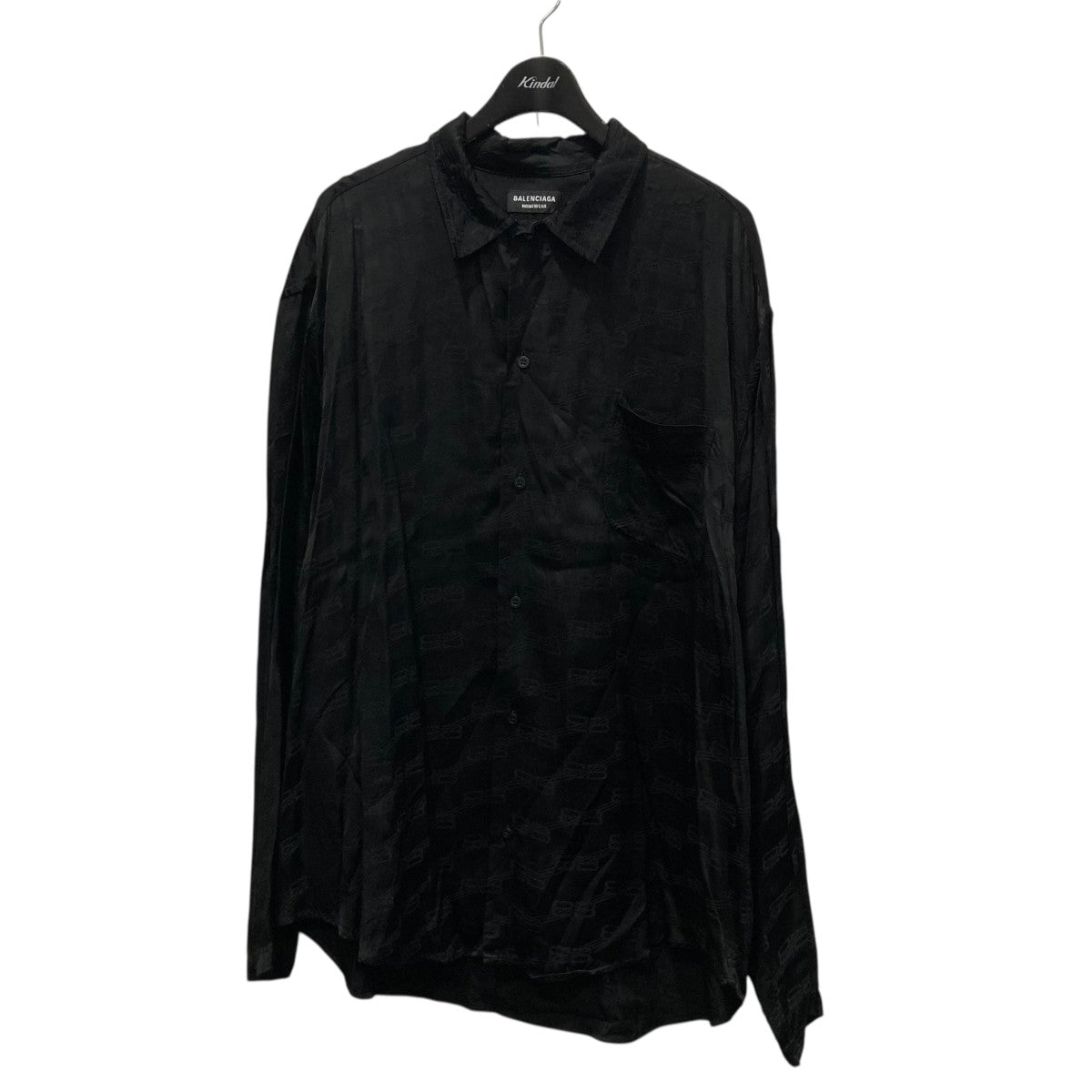BALENCIAGA BBロゴレーヨンシャツ681812 古着・中古-1枚目のアイテム画像