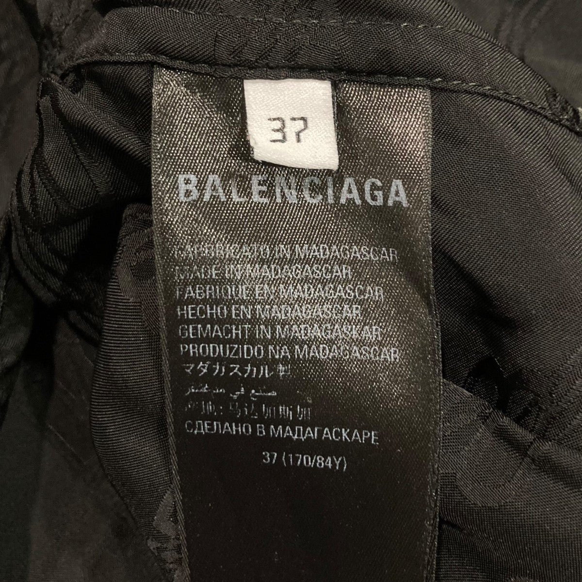 BALENCIAGA BBロゴレーヨンシャツ681812 古着・中古-5枚目のアイテム画像