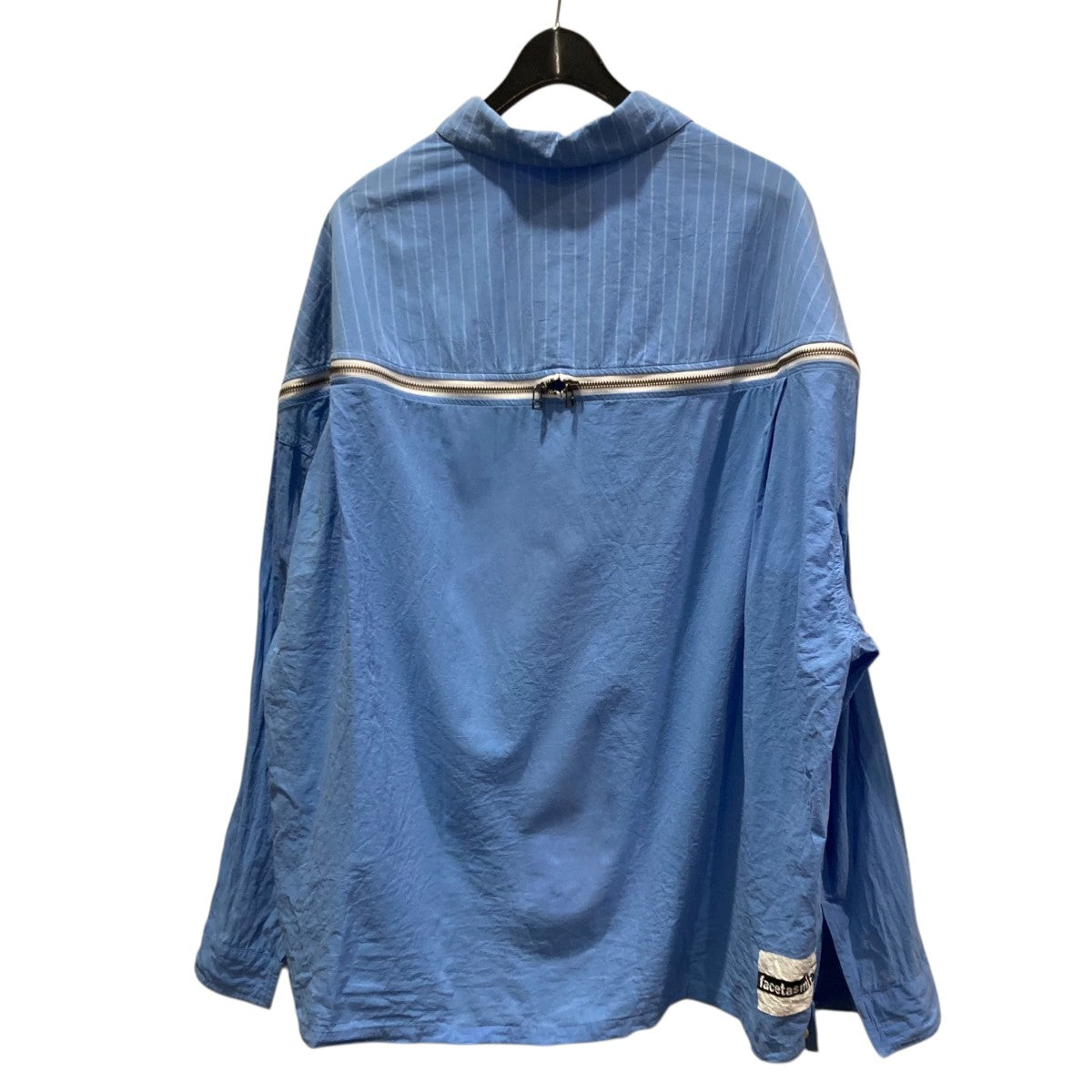 STRIPED ZIPPER SHIRTストライプジップシャツMIMI-SH-U03