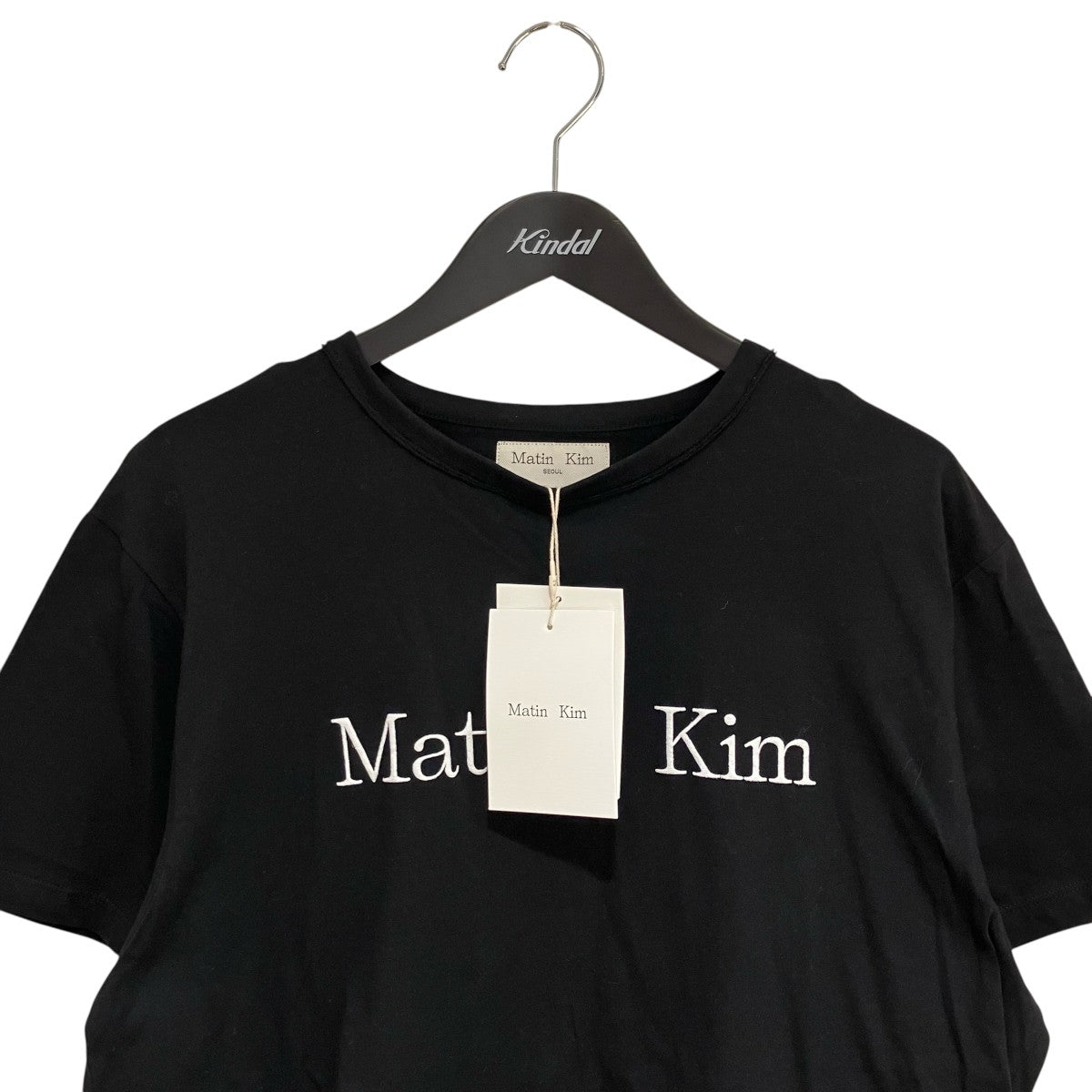 Matin Kim ロゴ刺繍Tシャツ 古着・中古-3枚目のアイテム画像
