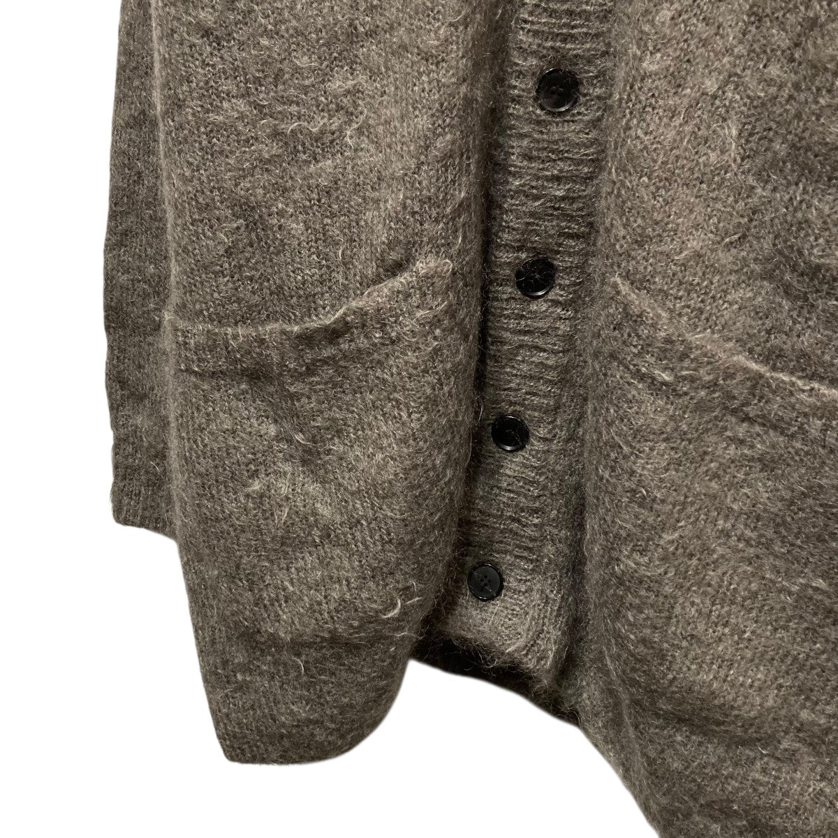 AURALEE(オーラリー) BRUSHED SUPER KID MOHAIR KNIT LONG CARDIGAN