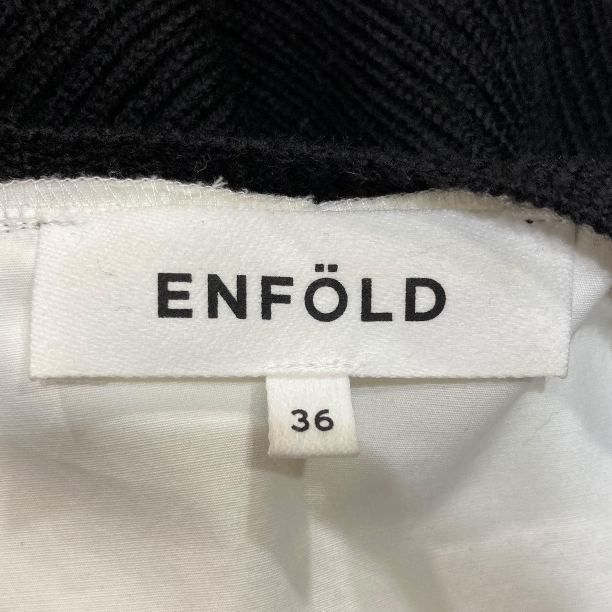 ENFÖLD Firm Wool Combination DRESS ENFOLD(エンフォルド) Firm Wool Combination DRESSワンピース300DA273