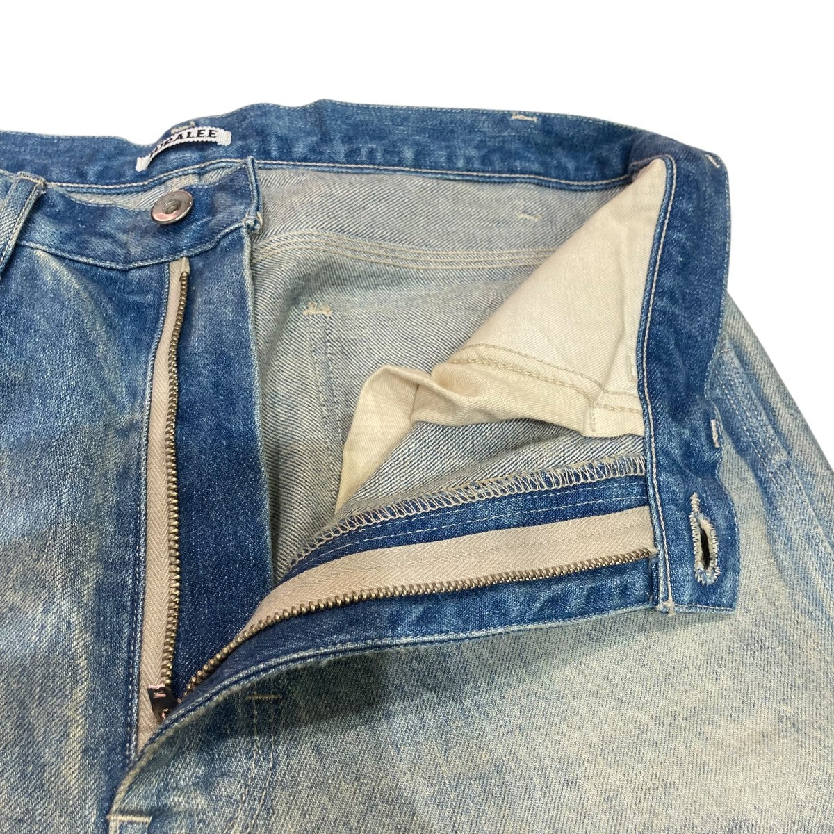 AURALEE SELVEDGE FADED HEAVY DENIM PAINTER PANTSペインターデニムパンツA24AP01DH 古着・中古-3枚目のアイテム画像