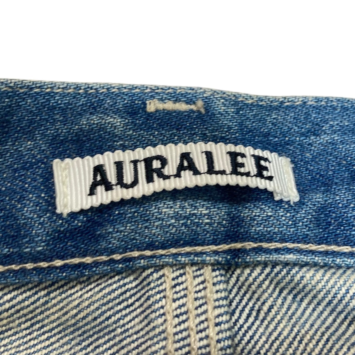 AURALEE SELVEDGE FADED HEAVY DENIM PAINTER PANTSペインターデニムパンツA24AP01DH 古着・中古-5枚目のアイテム画像