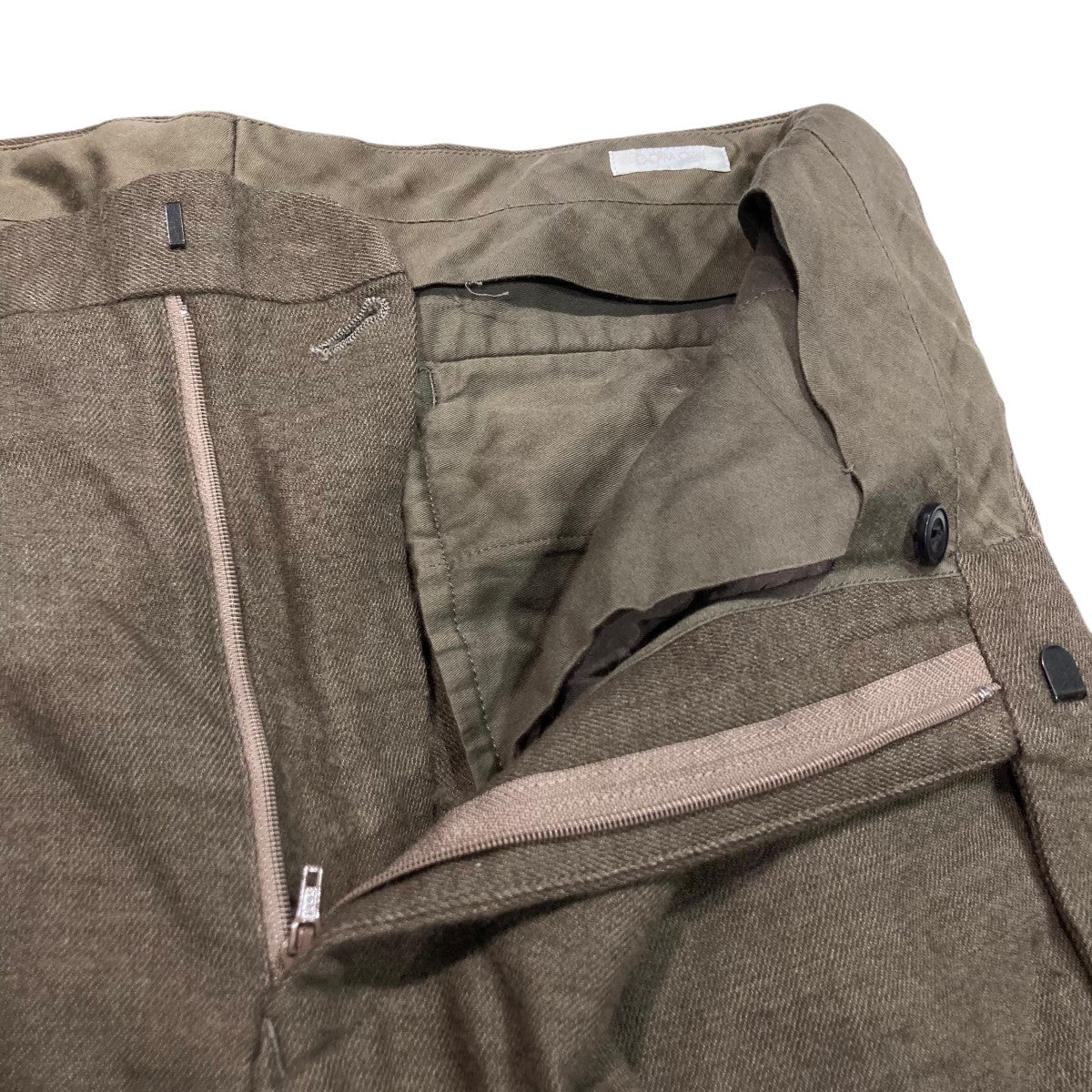 COMOLI(コモリ) ウールリネン2タックパンツ15F-03003 15F-03003