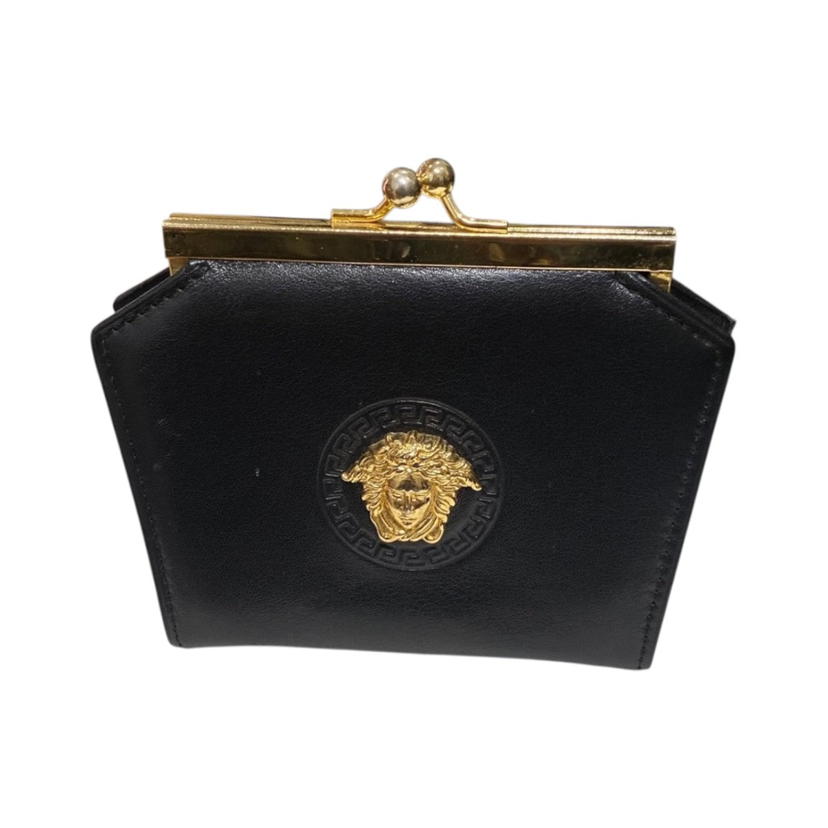 GIANNI VERSACE(ジャンニヴェルサーチ) レザーがま口コインケース